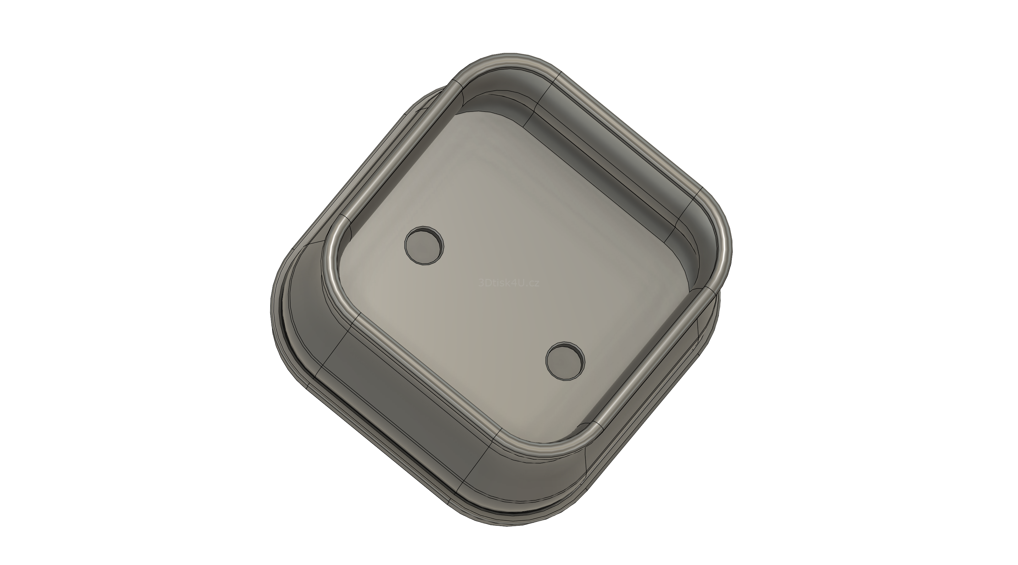 Miska na bonsaj čtvercová | typ 2 rozměr 10x10 cm