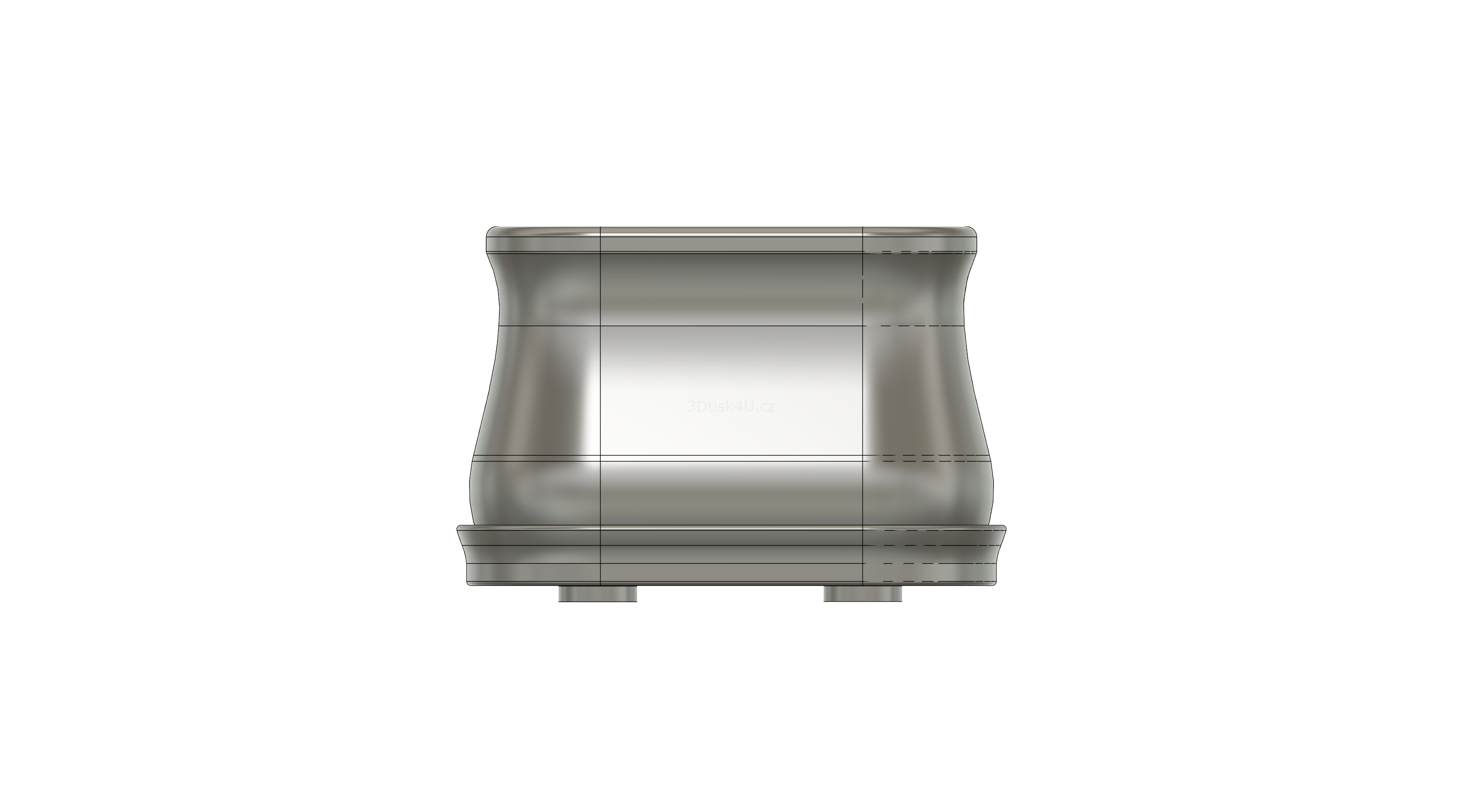 Miska na bonsaj čtvercová | typ 2