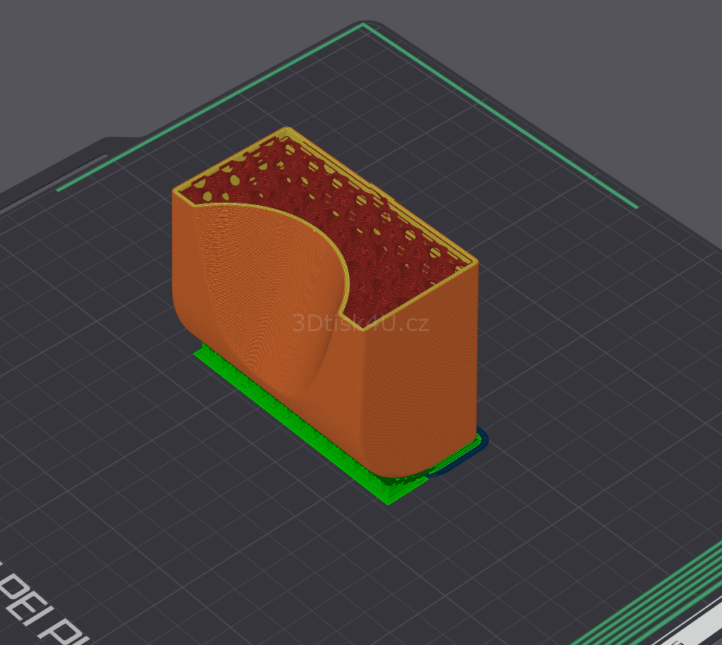 patka nosiče jízdních kol slicer