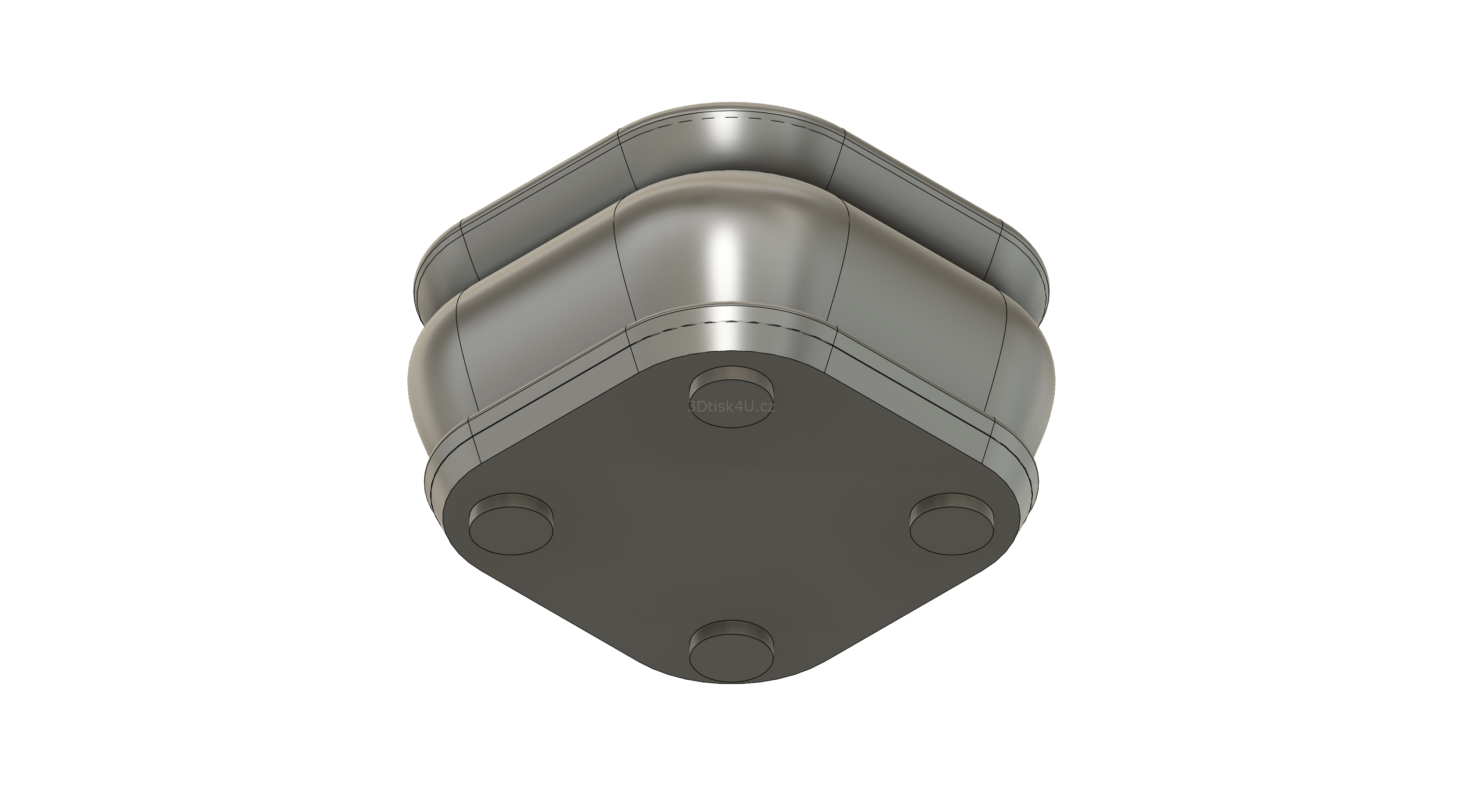 Miska na bonsaj čtvercová | profil 2