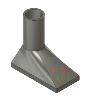 redukce z ventilátoru na trubičku dymboxu