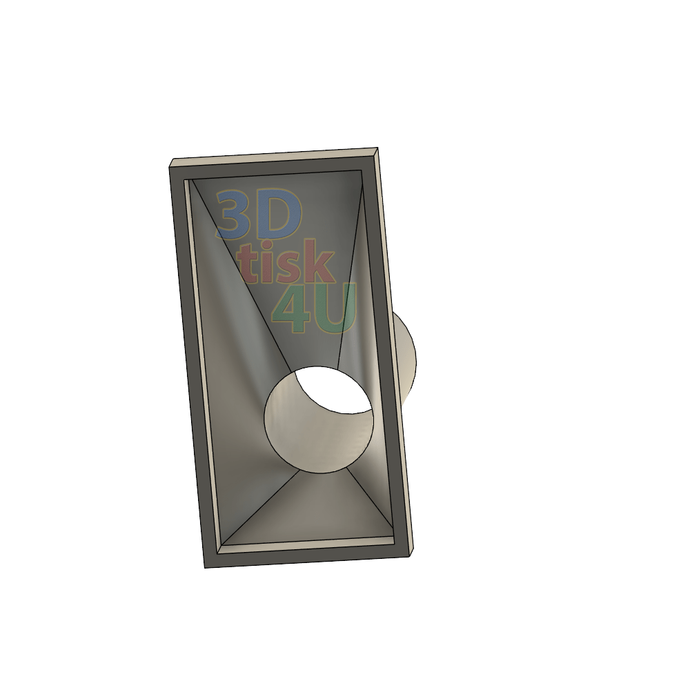 redukce z ventilátoru na trubičku dymboxu